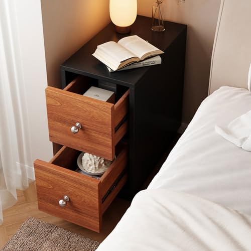 Table d'appoint fine avec tiroirs : le meuble de rangement compact indispensable - 4
