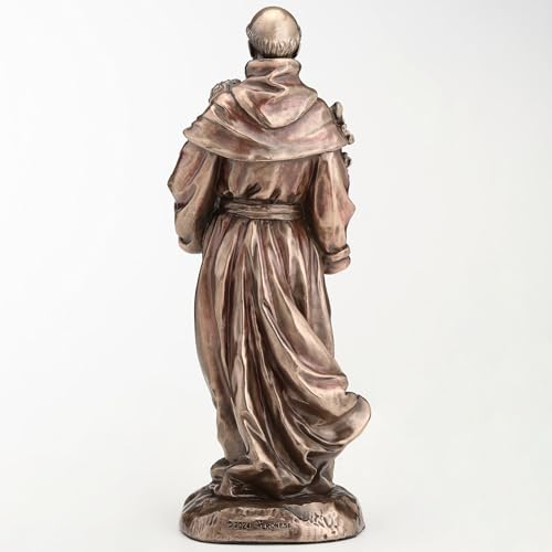 Estatua Saint Anthony y Niño Jesús 15.9 cm Resina Bronce miniatura 4