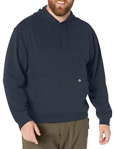 Dickies Men's Pullover Fleece Hoodie, Dark Navy, Large