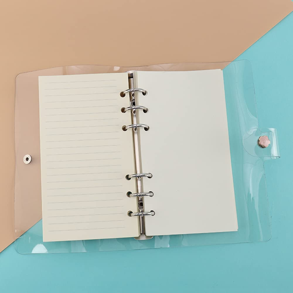 A7 Binder Cover Clear Soft PVC 6 Holes Refillable Waterproof - View #8