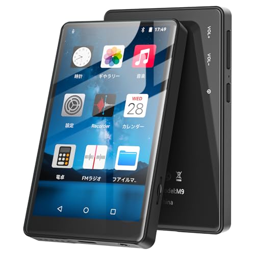 MP3�v���[���[�u3.97�C���`�^�b�`�X�N���[�����ԍ�Bluetooth���ځv���y�v���[���[ Bluetooth5.0 Android���� �QGB�{16GB���� 512GB�܂Ŋg���\ �X�s�[�J�[���� HiFi USB2.0�[�d ���@�\�f�W�^���v���[���[ 