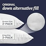 Beckham Hotel Collection Bed Pillows King Size Set of 2 - Down Alternative Bedding Gel Cooling Big Pillow for Back, Stomach or Side Sleepers - Image 4