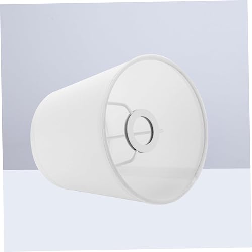 Miniatura 2 de Housoutil Lámpara de escritorio blanca de lino, pantalla para lámparas de pie, lámpara de escritorio montada en la pared, lámpara de mesa blanca,