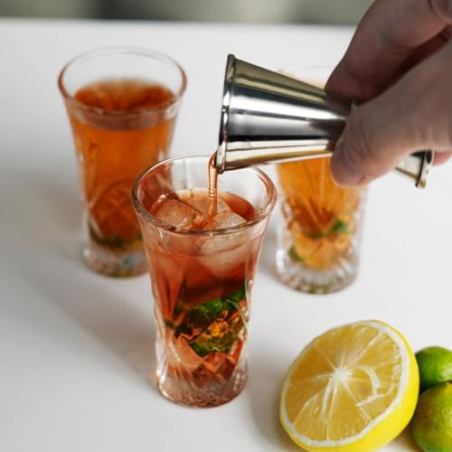 BCnmviku 4Pack Shot Glasses 65ML/2.2OZ Tequila Glasses Heavy Base Cordial Glasses - Image 5