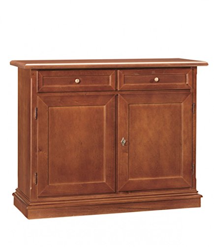 Paese di origine: Italia Spazio Casa Mobile Credenza 2 Porte in Legno Arte Povera - Noce