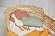 LÄSSIG Trösterchen Baby Kuscheltier/Knitted Baby Comforter GOTS Tiny Farmer Goose, beige