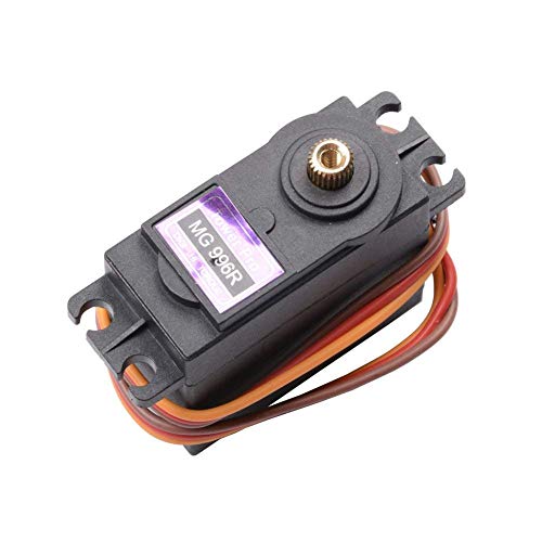 Image of REES52 360 MG996R Servo Motor | MG996 Servo Motor | Metal Gear Servo High Torque Digital Servo with Arm Horn | 360 Degree Servo Motor Robot Servo for Futaba