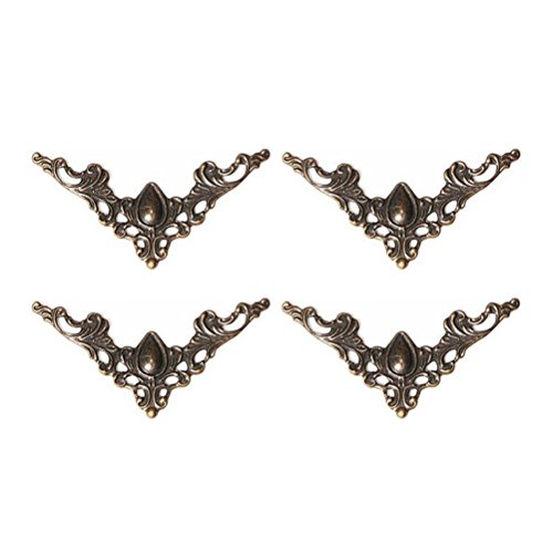 VORCOOL 48 Unidades Protector Esquinas Metal para Cajas Decoradas de M