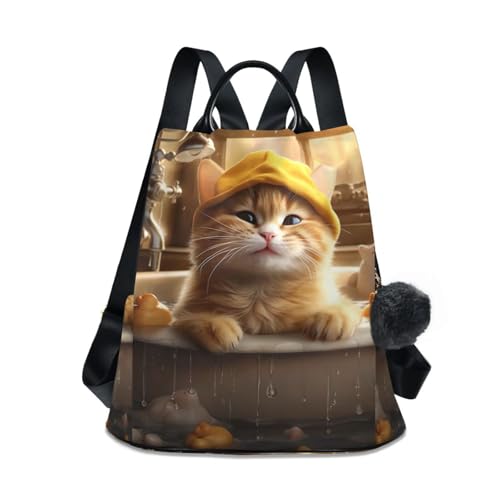 Sac à dos chat pour femme et sac à main antivol tendance
