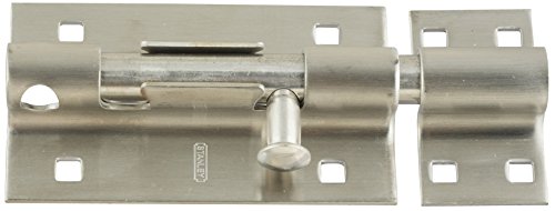 Stanley Hardware CD1085 5" Extra Heavy Barrel Bolt in Stainless Steel