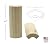 Pine Outside Radius Corner Base Block Bullnose, 3/4" x 2 1/4" x 6" Clear Pine & Knotty Pine - Fits 3/4" Radius, Trim Molding (50, Clear Pine)