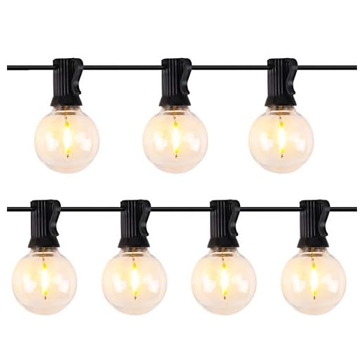 Salcar Ljusslinga Utomhus LED, 25 Lampor 10 m