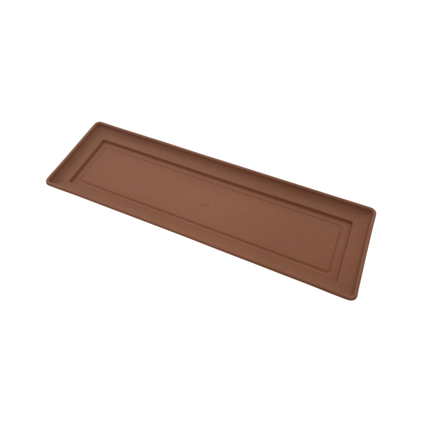 Oakland Gardens Medium 56.5cmWatering Tray Windowsill Plant Pot Planter Saucer Water Drip Base Trays | Terracotta | (56.5cm | Pack of 1)