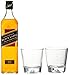 Produktbild Johnnie Walker Black Label, Geschenkpackung mit 2 Gläsern Blended Whisky (1 x 0.7 l)