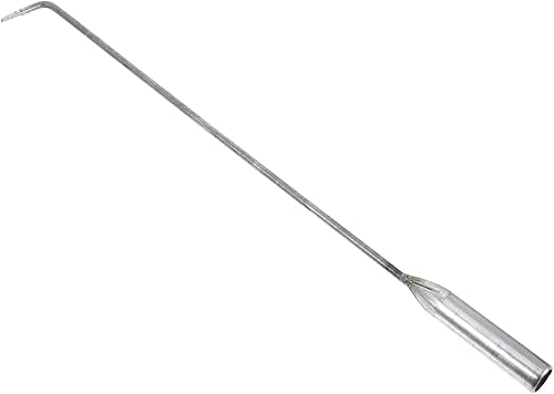 Kisangel Gancho de carbón, herramienta de póquer para chimenea, pinzas de fuego para hoguera, herramientas de fuego, pinzas para chimenea, póquer