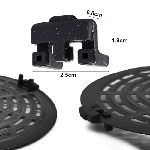 Aros de Silicona para Freidora, Bumpers Anti-Deslizantes y Antirrayaduras, 20/40/80 Unidades, Ajuste Universal para Bandejas y Cestas, Seguros y Resistentes al Calor miniatura 6