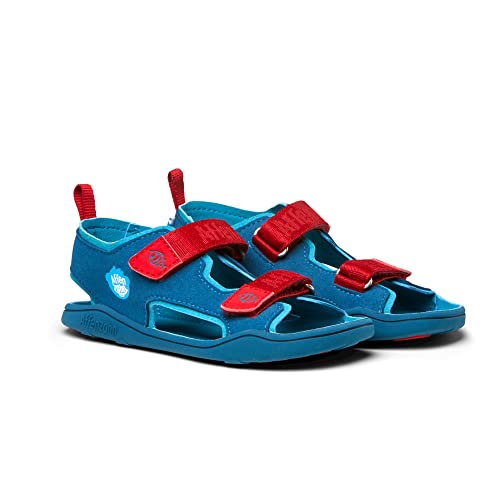 Affenzahn Sandale Vegan Airy, 23/23 Kinder, Shark Blue