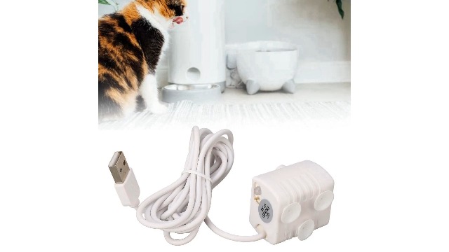 Bomba silenciosa para fuente de agua de mascotas USB 5V miniatura 7