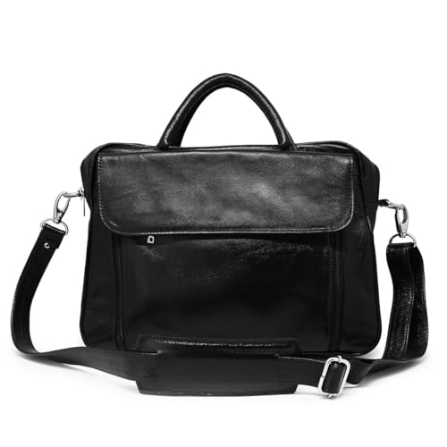 Pasta Executiva Masculina de Couro Relicário - Lab 17 (Preto)