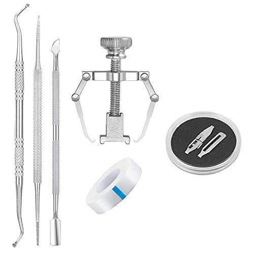 Homgee Ingrown Toenail Tools Kit Nail Treatment Pedicure Tools Ingrown Toenail Removal Rection Stainl Steel Ingrown Toe Nail Lifter Toenail Care Tool