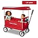 Radio Flyer 3-in-1 Off Road to Paved Path Baby Stroller Wagon, Rolling Cart, Foldable, Removable Canopy Ages 1.5+