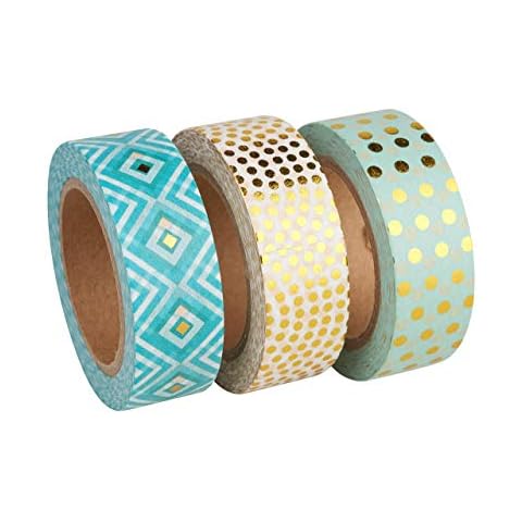 Rayher Washi Tape vert mente doré Cover