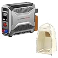 FOGATTI InstaShower GO Pro Portable Water Heater 22000 BTU with Camping Shower Tent