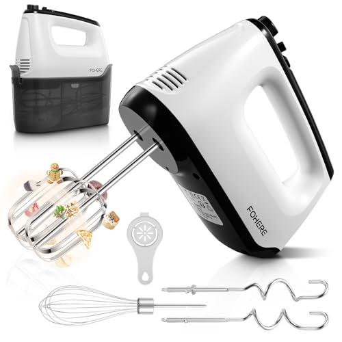 Hand Mixers, 6 Geschwindigkeiten, mit Turbo-Boost, 400 W Elektrischer Handmixer mit...