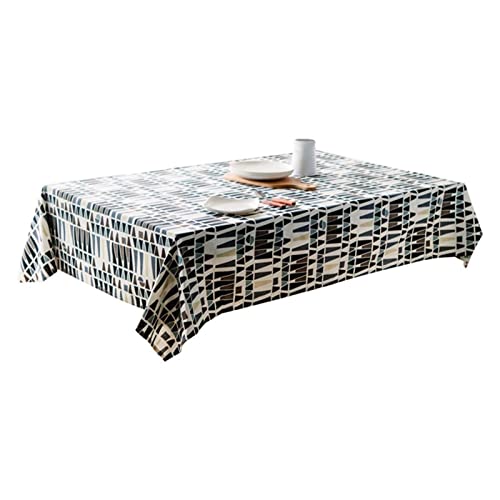 Nappe de style géométrique antitache et lavable pour protéger la table de cuisine - 2