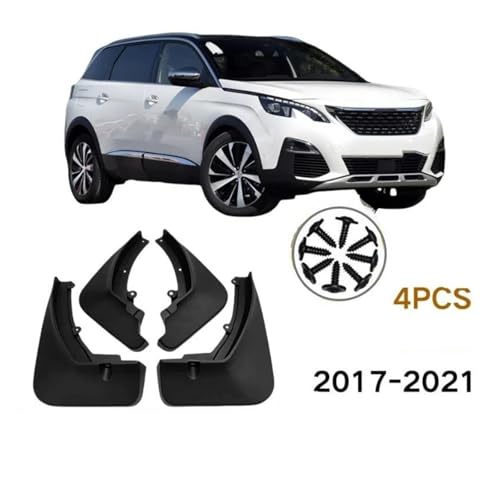 Guardabarros 5008 juego de salpicaderas delanteras traseras para modelos 2017 a 2023 6