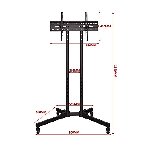 Soporte móvil para TV de 32" a 100" con ruedas miniatura 2