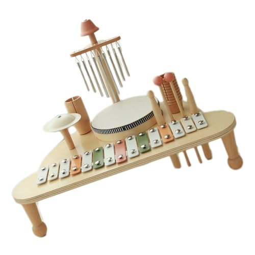 Instrumentos musicales de madera que despiertan la sonrisa y el talento de tu bebé