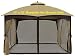 APEX GARDEN Universal 10' x 12' Gazebo Replacement Mosquito Netting (Brown)