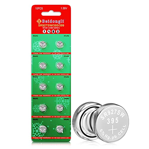 Beidongli Sr927Sw 1.5V Button Battery 395 Ag7 For Watch Battery Cell Pack Of 10【3-Year Warranty】 #TOP23