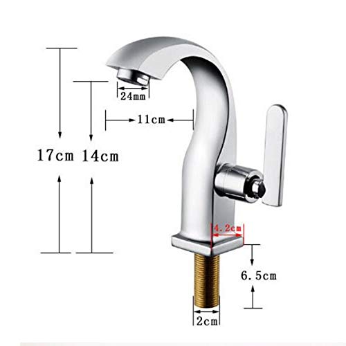 Robinet d'eau froide et chaude à levier unique avec flexibles de 60cm - 3