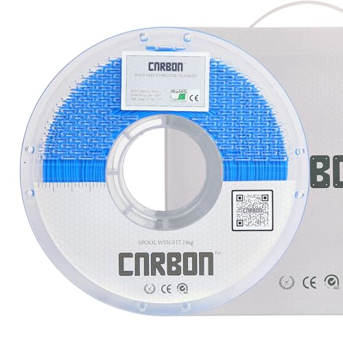 Certified Food Grade PLA+ 3D Filament Carbon 1kg Blue
