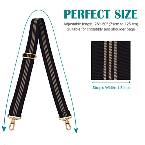 Image of Strap Purse Crossbody Bag Strap Replacement Metal Swivel Hook Shoulder Strap Guitar Strap for Crossbody Bag /luggag
