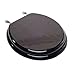 Comfort Seats C2B1R19CH Designer Solid Wood Toilet Seat with PVD Chrome Hinges, Round, Walnut