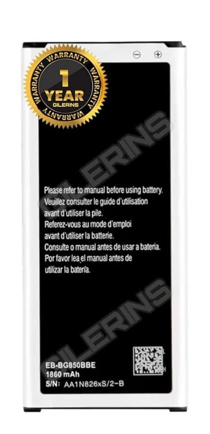 Image of Original EB-BG850BBE-1860mAh Lithium-ion for Samsung Alpha G850F G850 G850M 850T G850Y Battery with 1 Year Warranty**** (for EB-BG850BBE)