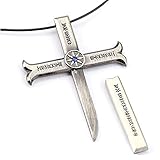 Anhänger-Spezifikationen: 7 x 5,2 cm, mit 42 cm langer hochwertiger, langlebiger Edelstahl-Gliederkette.