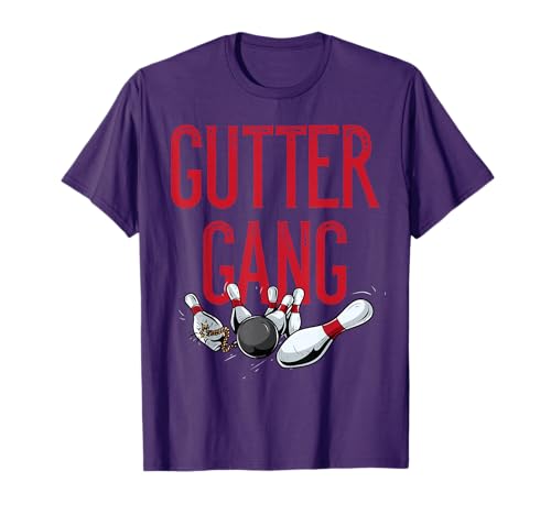 Gutter Gang Matching Bowling Team Shirts Men Women Teens T-Shirt