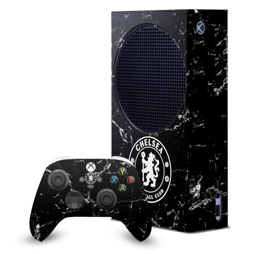 Skin Xbox Series S Chelsea FC Marbre Autocollant Manette Film Protection Console de Jeu