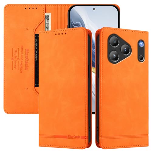 �X�}�z�P�[�X �Ή��@�� for Blackview Wave 7C �X�}�z�P�[�X�y�J�[�h�z���_�[�E�E�H���b�g�E�}�O�l�b�g�o�b�N���E�t���b�v�E�X�^���h�@�\�t���zOrange
