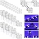 REDTRON LED Strip Verbinder, 22 Stück 4 polig 10mm Lötfreier LED Eckverbinder für RGB SMD 5050/3528 LED Streifen, L-, T-förmige