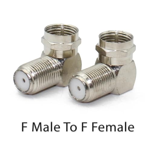 Adaptateur coaxial RF coudé pour installer un répartiteur ou décodeur satellite - 7