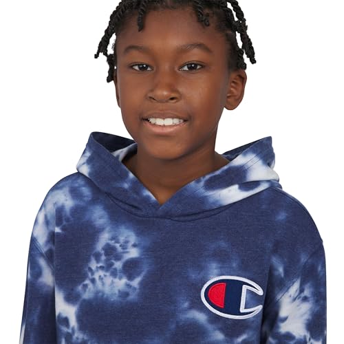 Image of Champion boys Graphic Hoodie Pullover Sweatshirt for Kids With Stylish Embellishments