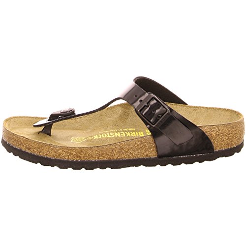 Image of Birkenstock Schuhe Gizeh Birko-Flor Normal, Black, 42