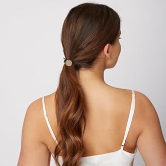 SYGY 10 PCS Boho Hair Ties, Bracelets for Thick & Thin Hair, 5 Styles No Damage, Dark Coffee Colors