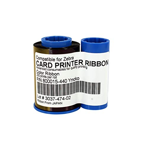 Cinta de color PARTSHE YMCKO para impresoras Zebra miniatura 1