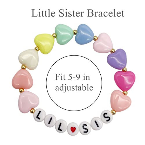 Image of Big Sister Gift - Big Sis Bracelet - Toddler Girls Jewelry - Sister Announcement